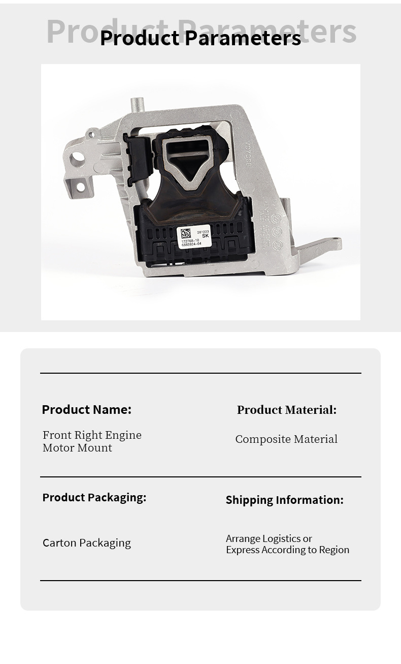 Suitable for Bmw Engine Mount Rubber 22116885934 Right Engine Motor Mount Reissue