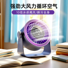 静音台式小风扇无刷电机USB桌面循环扇壁挂小电扇厨房宿舍办公扇