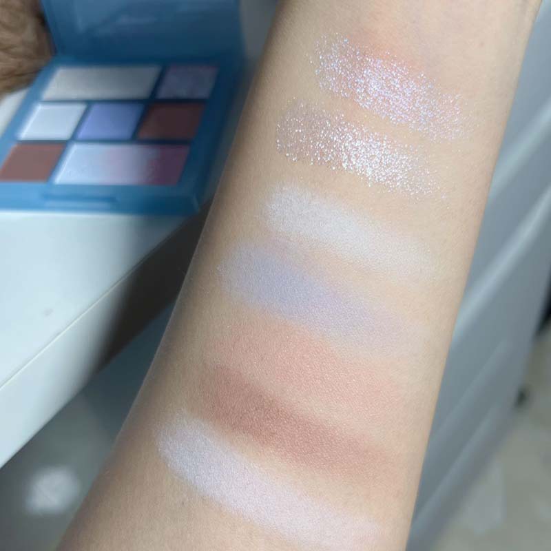 Sombra de ojos multifunción de 7 colores HERORANGE Sombra de ojos mate fino destello de gusano de seda acostado sombra de ojos de color tierra de celebridades de Internet