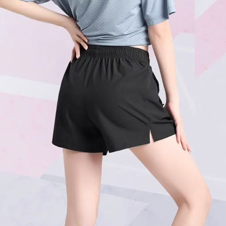 Fitness Quick-Dry Slim-Fit Non-Slip Drawstring Running Anti-Exposure Pants Wholesale 25 Years Thin Style Unisex Sports Shorts