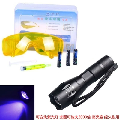 Detection Tool Fluorescent Agent Flashlight | Avtomobil diaqnostika alətləri - zoom-purple-light-high-brightness-long-range