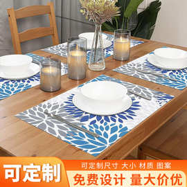 PVC塑料餐垫动漫卡通餐桌隔热垫长方形防滑桌杯垫隔热防滑餐具