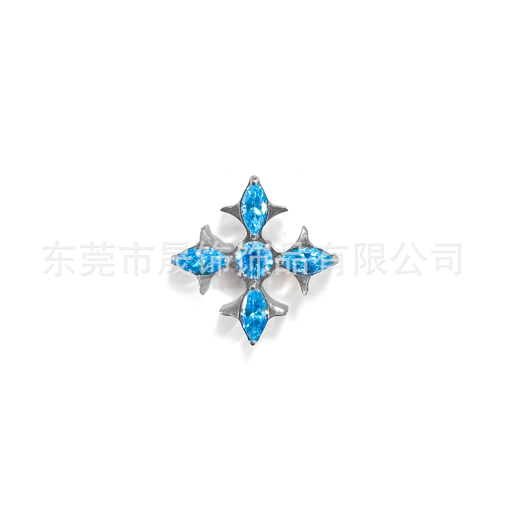 F136 Titanium 荆棘 Cross Helix Cartilage Stud Studded 5A Cubic Zirconia Ear Stud G23 Implant Grade Titanium Piercing Jewelry Ear 饰