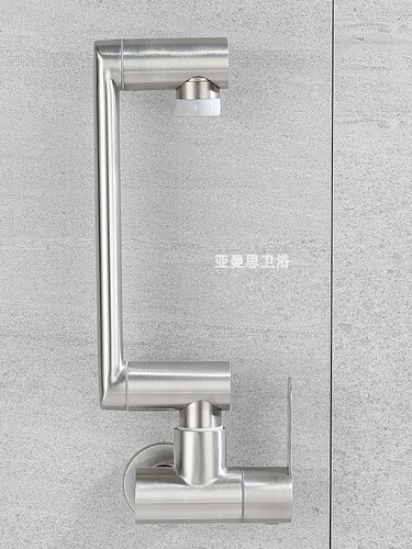 OD59 wholesale wall-mounted faucet single cold bathroom basin wash basin balcony kitchen sink universal folding