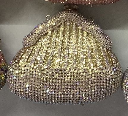 Nuevo paquete de banquete de diamantes transfronterizo bolsas de banquete de diamantes bolsas de mano bolsas de mujer Rhinestone bolsa plata dura