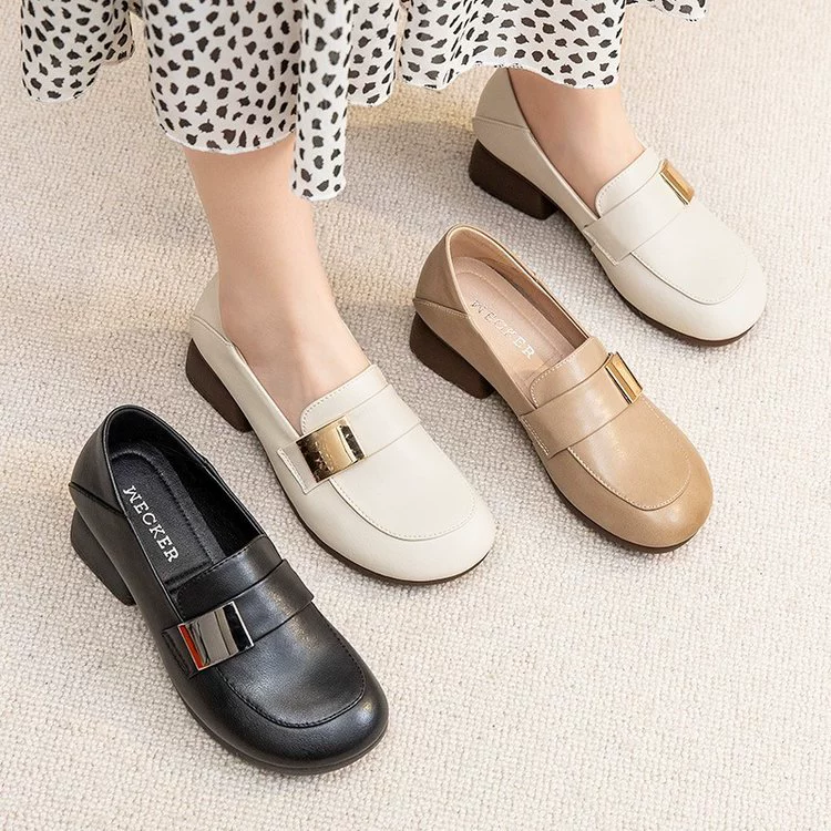 Клетчатые нескользящие балетки из мягкой кожи, новые весенне-осенние туфли для мам 2024 года, женские весенние туфли высокого качества