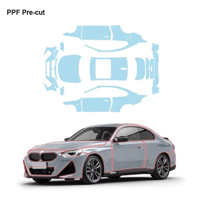 24-26 Models Bmw 2 Series Invisible Car Wrap Tpu Pre-Cut Paint Protection Film Anti-Scratch