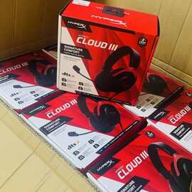 适用HyperX CLOUDⅢ极度未知飓风3头戴式游戏耳机USB电脑耳麦智能