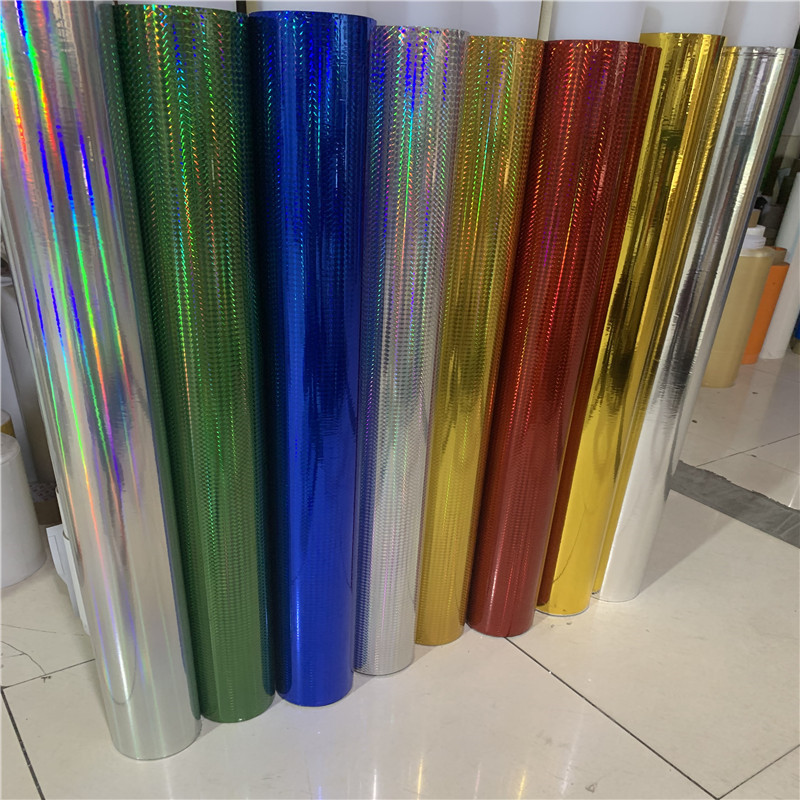 供应金色胶带镭射装饰DIY礼品婚庆反光胶带礼盒PET镀铝胶带