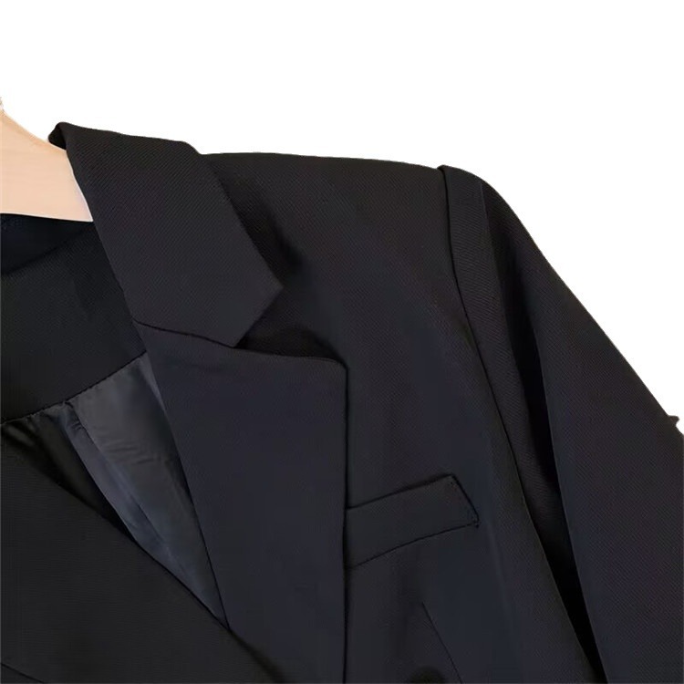 Damenbekleidung Frühling und Herbst Neue Anzugjacke im koreanischen Stil Gerade lässig lockere Mode Temperament Schlanker kleiner Anzug für Frauen_voghion.com