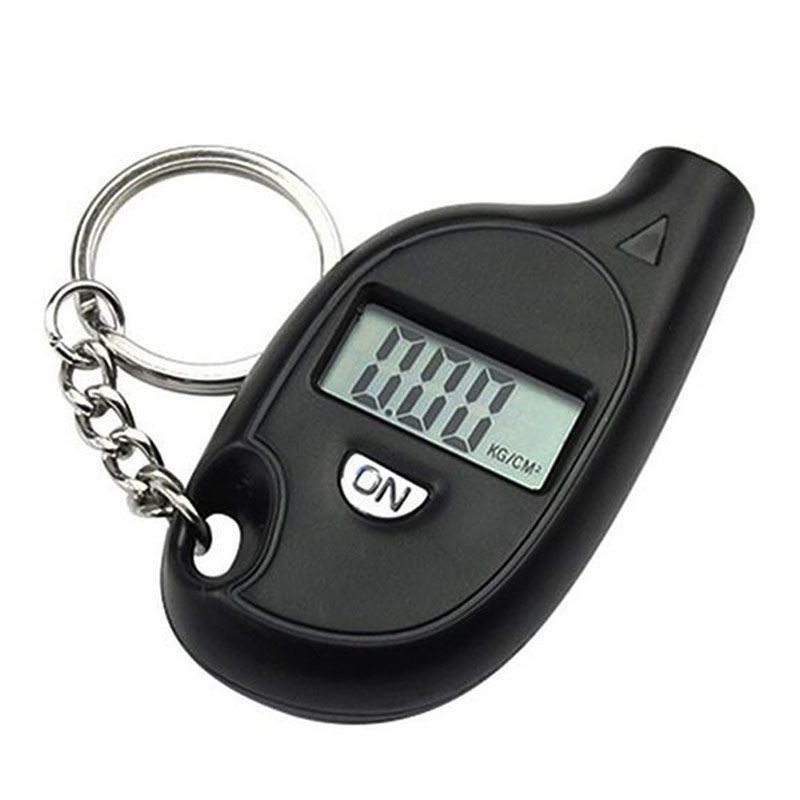 Keychain Tire Pressure Meter Digital Display Measuring Car Tire Pressure Mini Tire Pressure Meter Tire Pressure Gauge