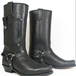 Autumn Winter 2023 New Embroidered Knight Boots Men's Boots Men's Shoes Non-in stock