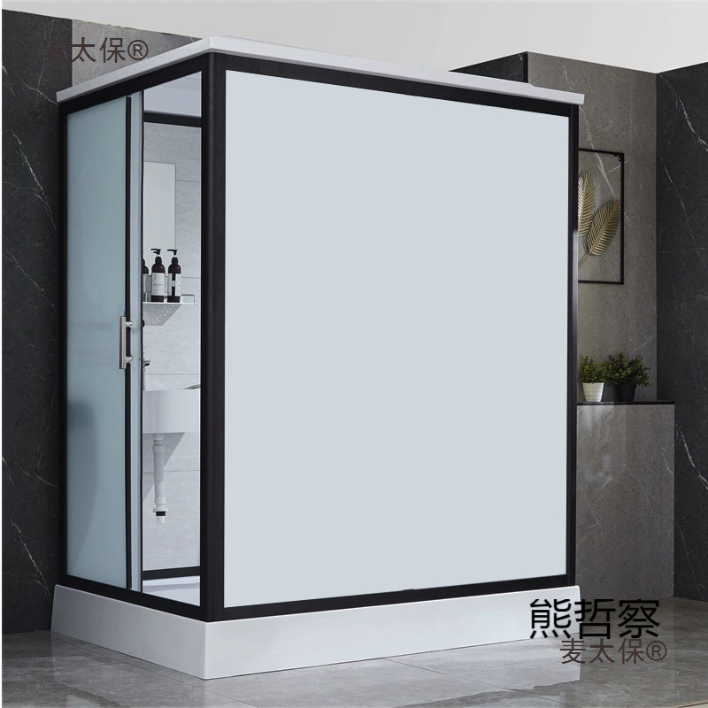 Отель, апартаменты, семейная ванная комната с интегрированной душевой кабиной SMC, ванная комната с интегрированной душевой кабиной, мобильный душ Metabo