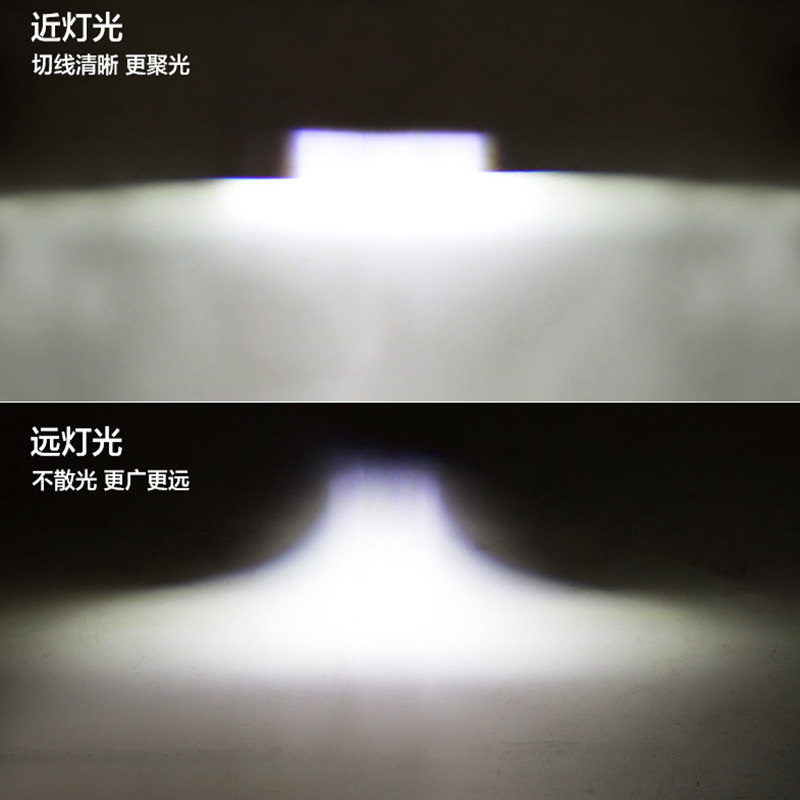 Highlight S2 condensador láser LED lente delantero LED matriz de lente de doble luz en un todo