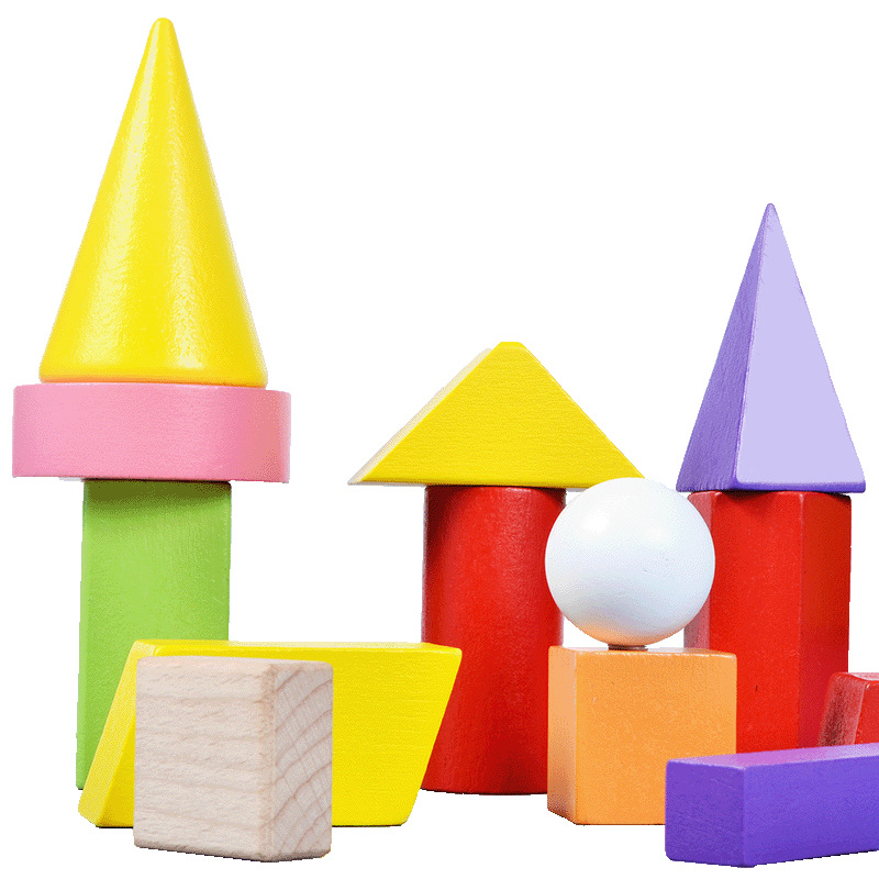 Matemáticas de primer grado, geometría, ayudas didácticas, herramientas didácticas, juegos de herramientas de aprendizaje, bloques de construcción de cubo de forma tridimensional