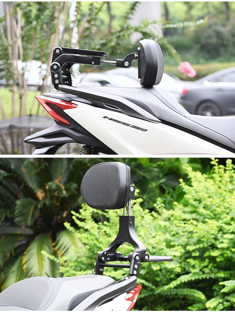 Suitable for Honda Forza -249.999999999% off Foldable Backrest Driver and Passenger Telescopic Lumbar Support Scooter Seat Modification Accessories