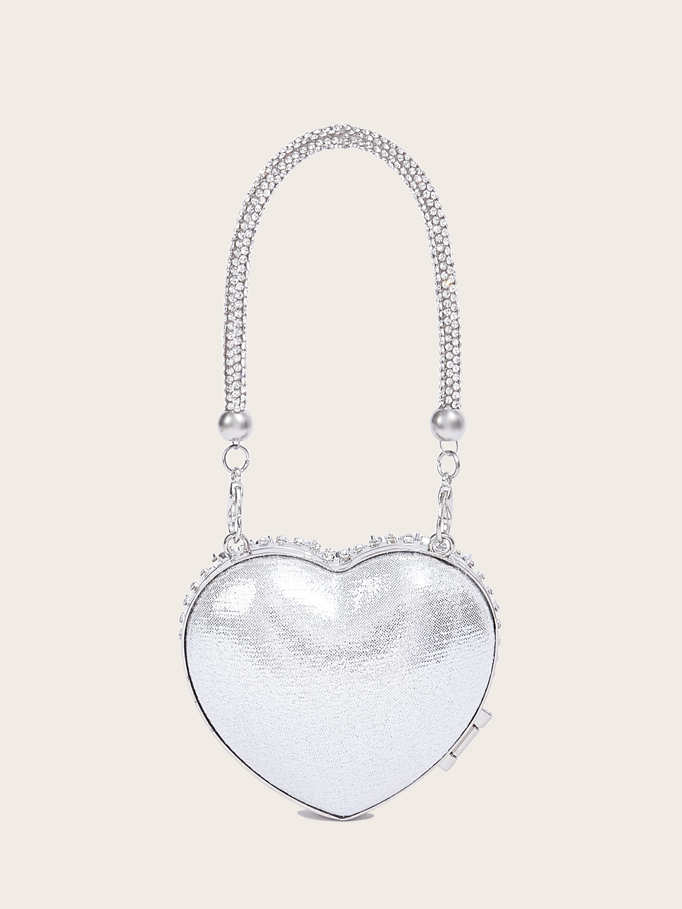 Elegante Herz Mini-tasche Mit Strass Für Damen Luxus Abendtasche_voghion.com