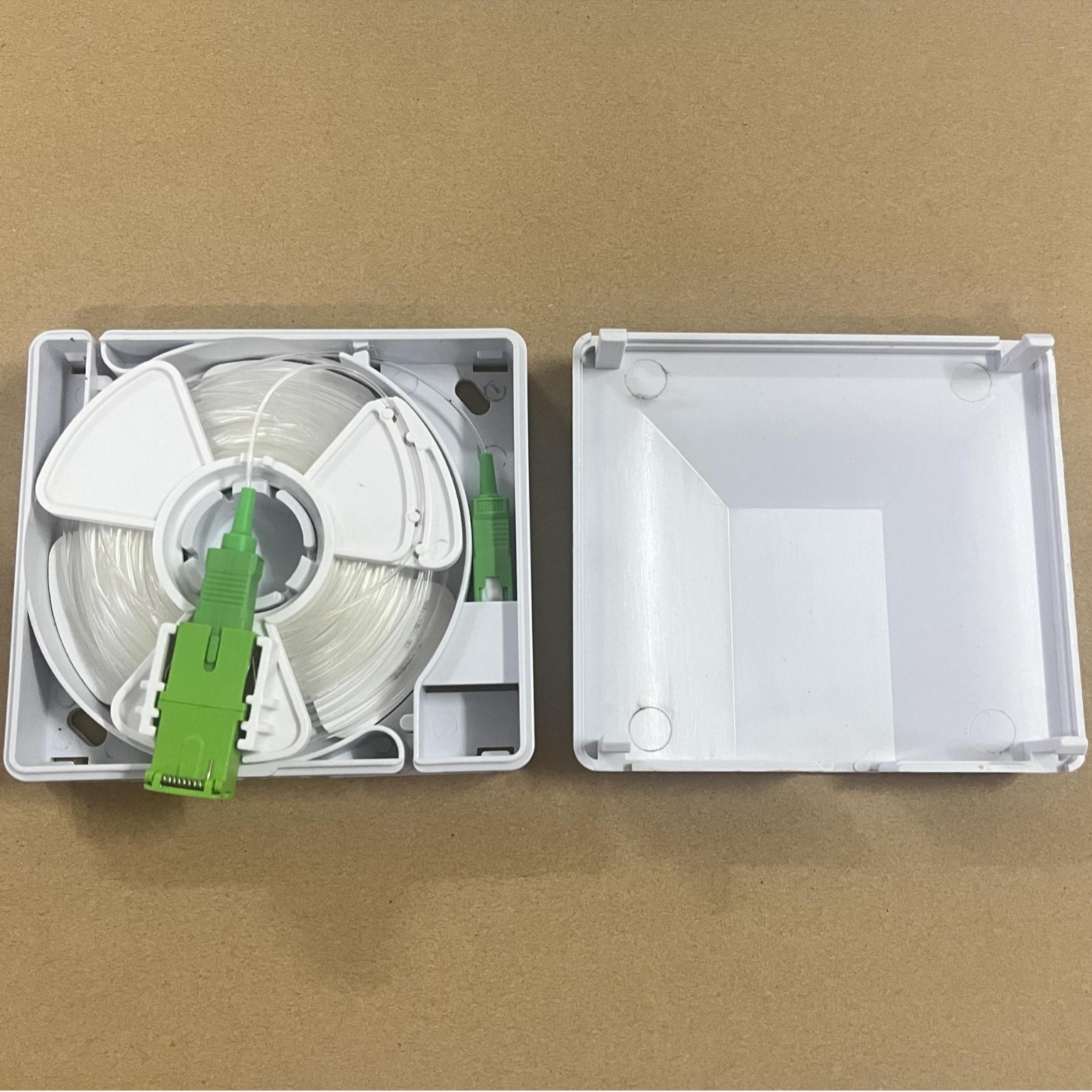 光纤桌面盒 裸纤保护盒SC单口光纤保护盒外贸畅销款