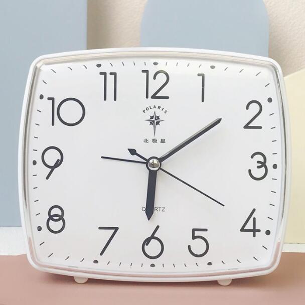Polaris Elderly Silent Alarm Clock Large Digital Clock Modern Simple Student Desktop Alarm Clock Bedroom Bedside Table Clock