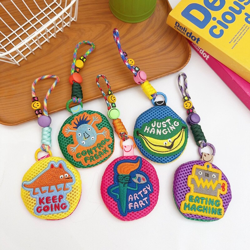 2025 Spring/Summer New Dopamine Mosquito Repellent Bag Anti-Mosquito Patches Korean Cartoon Cute Trendy Bag Pendant Earphones