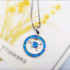 Fashionable trend necklace, chain for key bag , accessory, suitable for import, European style, simple and elegant design, wholesale