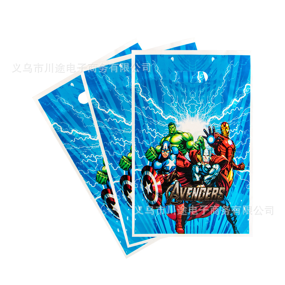 Fábrica directa bolsa de regalo de dibujos animados para niños fiesta de cumpleaños bolsa de regalo película perlada bolsa de regalo PE ahora