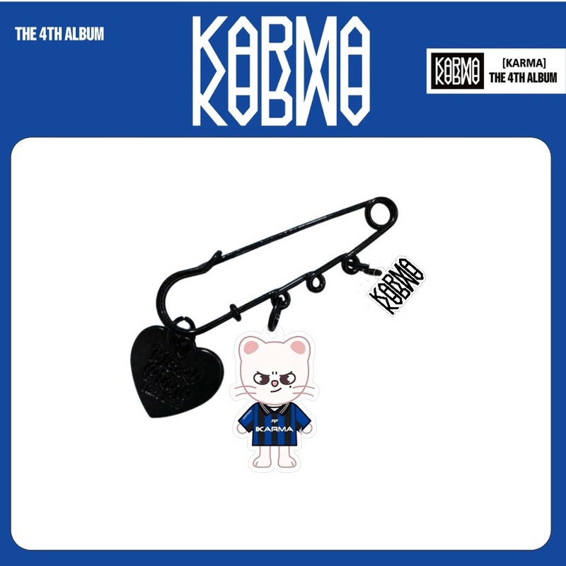 stray KIDS卡通同款 karma亚克力双面胸针钥匙扣 配饰 挂件饰品|undefined