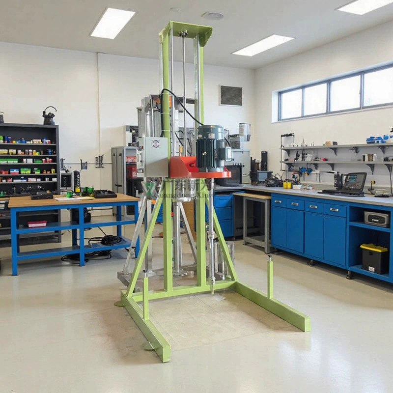 Производители продают белый латекс высокоскоростное оборудование для смешивания маслянистое покрытие 4kw смеситель с переменной частотой регулирования скорости диспергатора