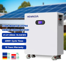 51.2v 200ah Floor Mouted Home Lifepo4 Battery 15kwh 300Ah