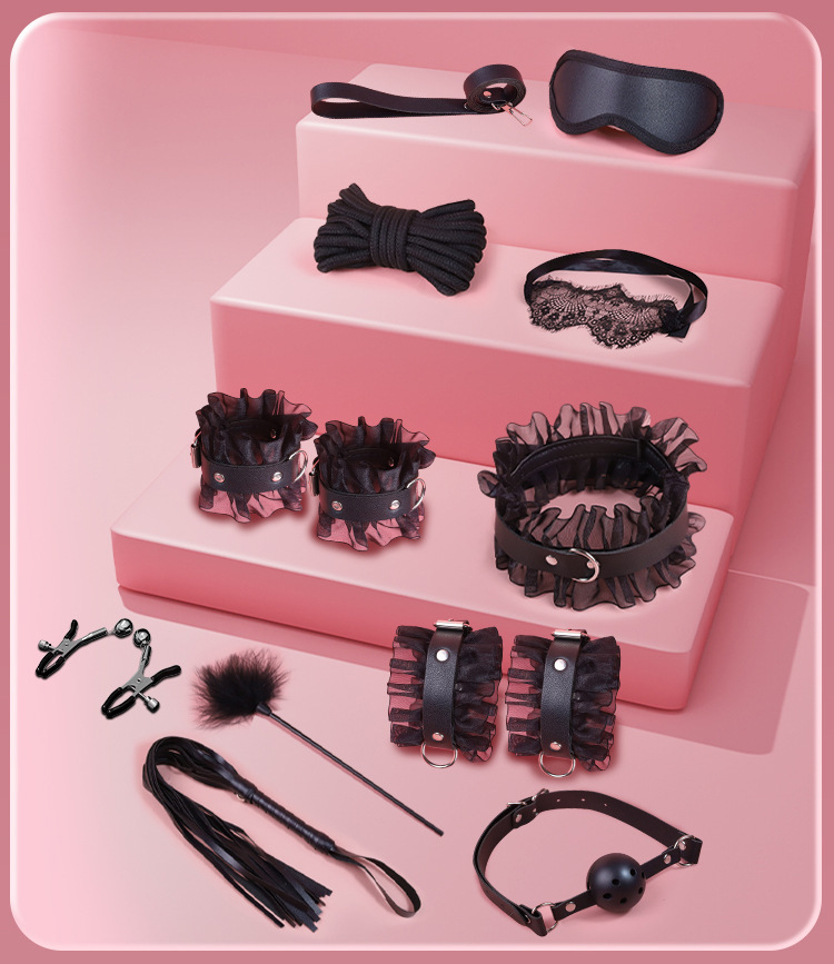 Metal Mouth Gag and Nipple Clamps Set for Couples Bondage Play — detail image 33