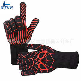 耐高温手套 可做任意logo500/800芳纶度 硅胶烧烤手套 烤肉手套