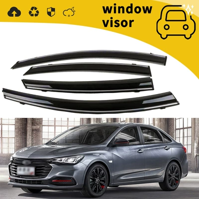 Rain shield, Suitable for 09-20 Chevrolet - 19-kluzewith-plastic-bright-strip-hook-adhesive-4