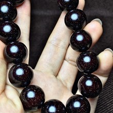 印度小叶紫檀1.5单圈佛珠手串男女满金星老料高油密檀香紫檀念珠