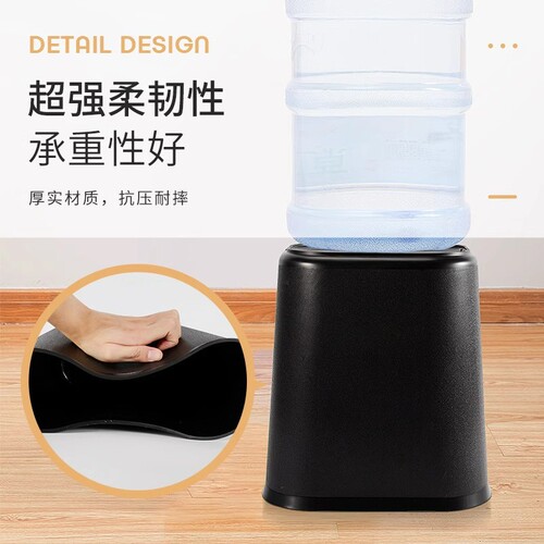 Trash can without lid household creative simple large hotel flame retardant plastic square round thick waste bin commercial