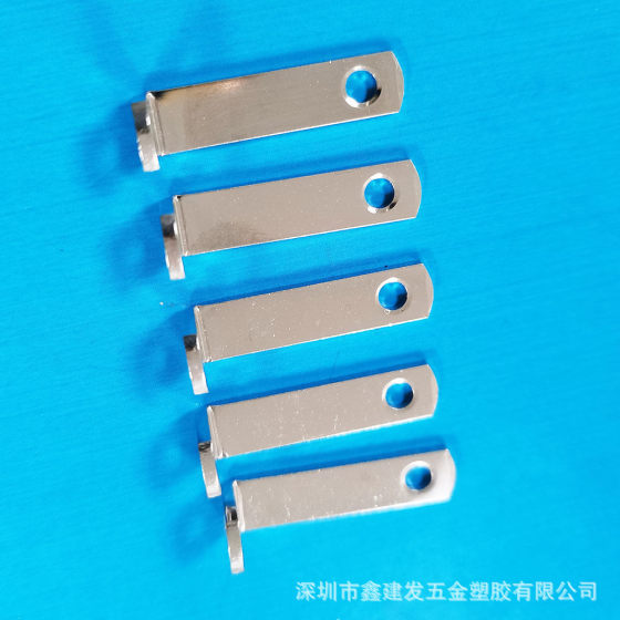 Power plug hardware American standard copper sheet bending pin charger conductive sheet stamping manufacturer JF-1001