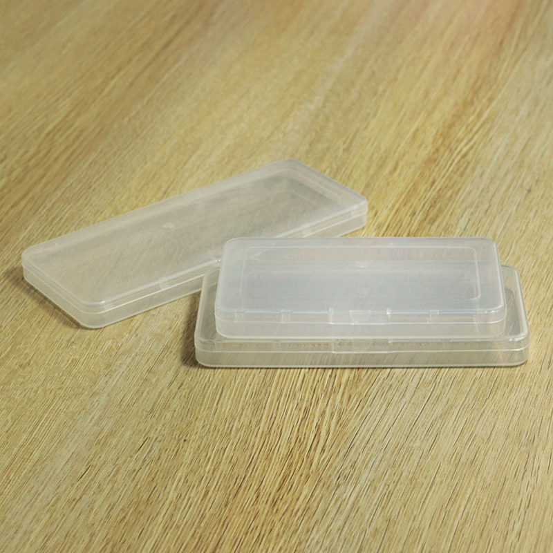 Amazon Трансграничная коробка для деталей 1.4cm Внешняя торговля прозрачная коробка для хранения Ювелирные детали высокая прозрачная прямоугольная пластиковая коробка