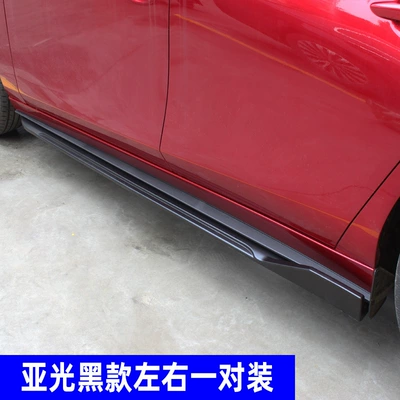 Big Surrounded | Rear Spoiler Special Modified - single-pack-20-23-angkesela-a-pair-of-matte-black-side-skirts