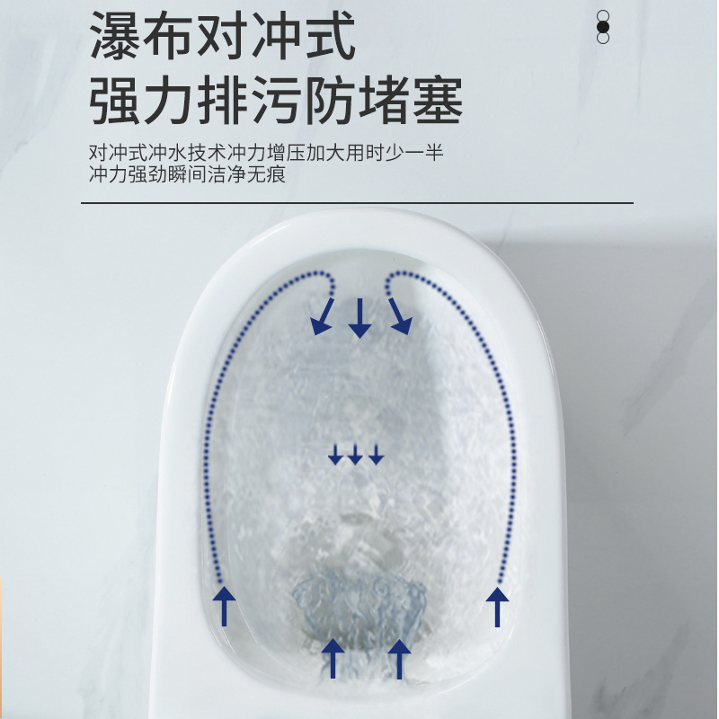 大口径超漩虹吸连体马桶家用卫浴防臭防溅防冻静音节水陶瓷坐便器|undefined