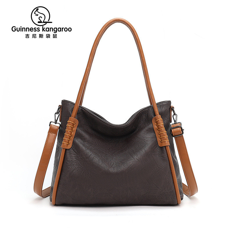 Guinness Kangaroo Women's Bag Casual Fashion Women's Shoulder Bag High-End Commuting Crossbody Bag Large Capacity Tote Bag