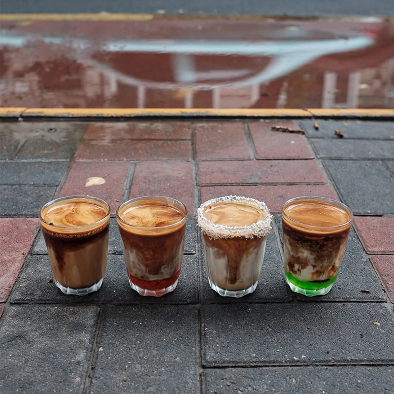 Ins Style Coffee Cup Retro Dirty Cup Cold Brew Cup Iced American Coffee Glass Cup Australian White Cup Latte Cup