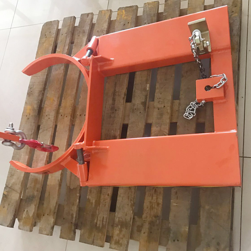 DG40叉车抱式油桶夹搬运工具单桶桶夹抱桶夹抱箍式铁桶专用搬运夹