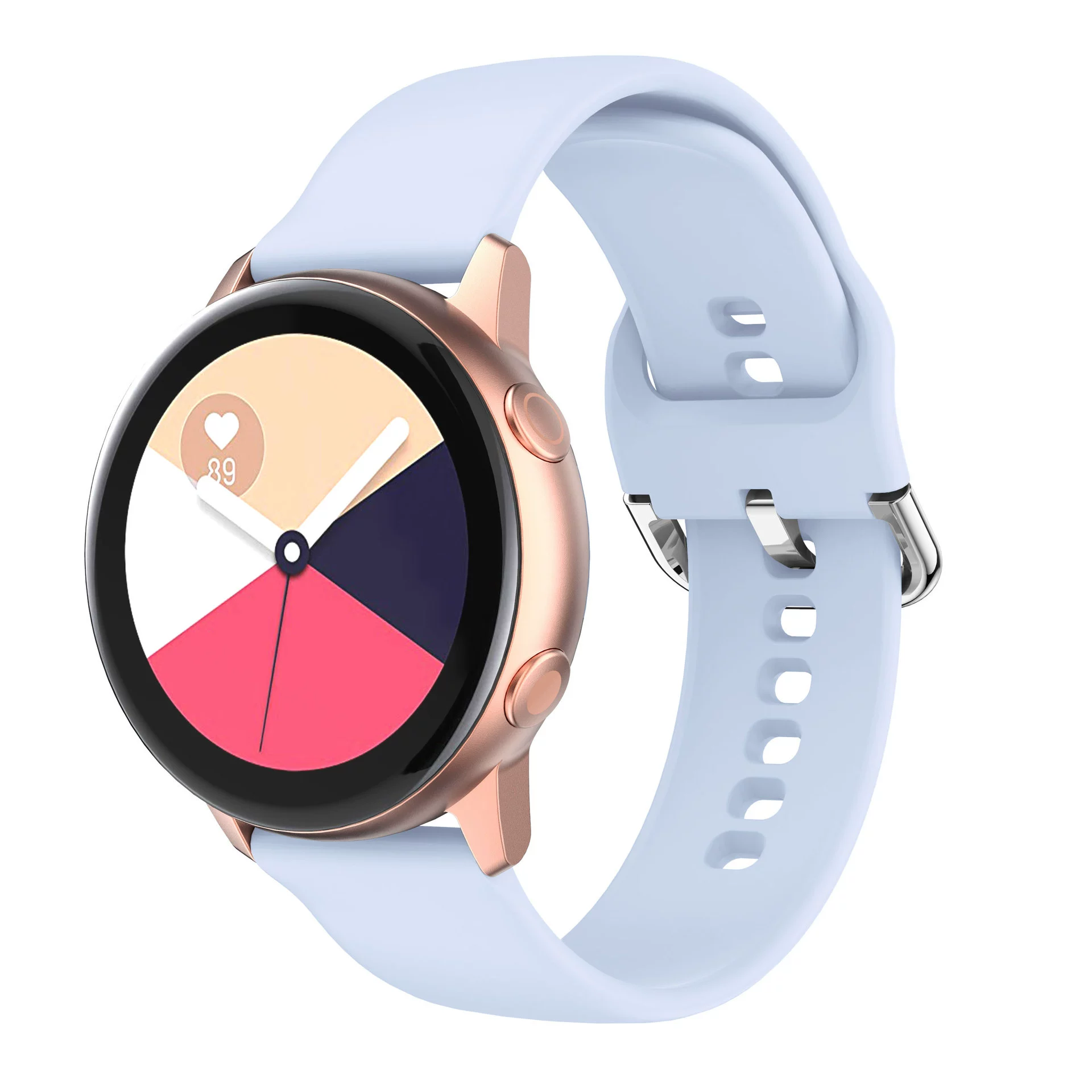 [Подходит для Samsung Galaxy Active2 силиконовый браслет Huawei Watch GT часовые браслеты 2022 мм размер]