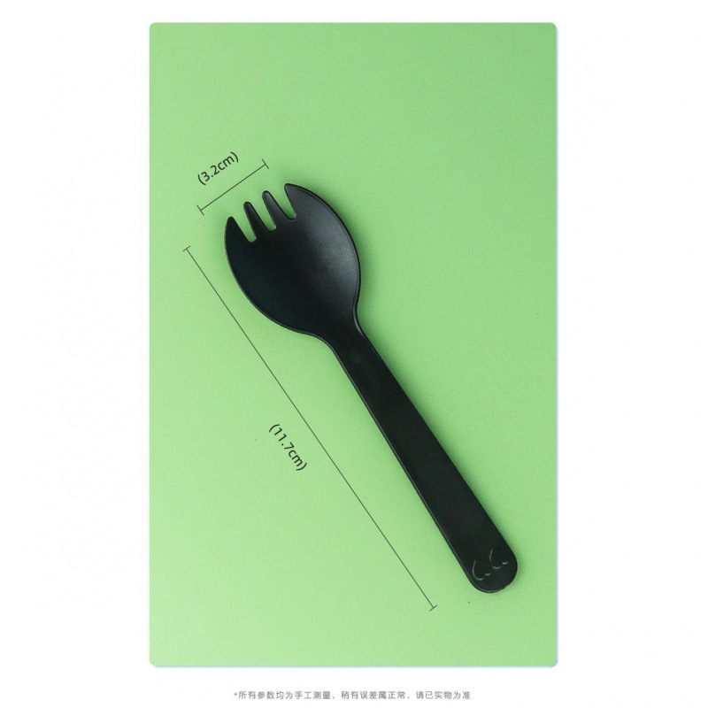 Z New Model 2026 Disposable Individually Packaged Fork and Spoon for Desserts, Ice Cream, Pudding, Small Spoon for Children, Commercial Takeaway Fork
