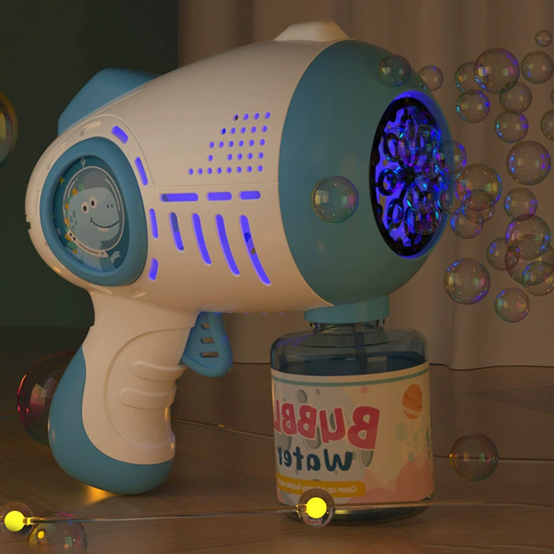 Space dinosaur, handheld automatic bubble machine for boys and girls, internet celebrity, fully automatic