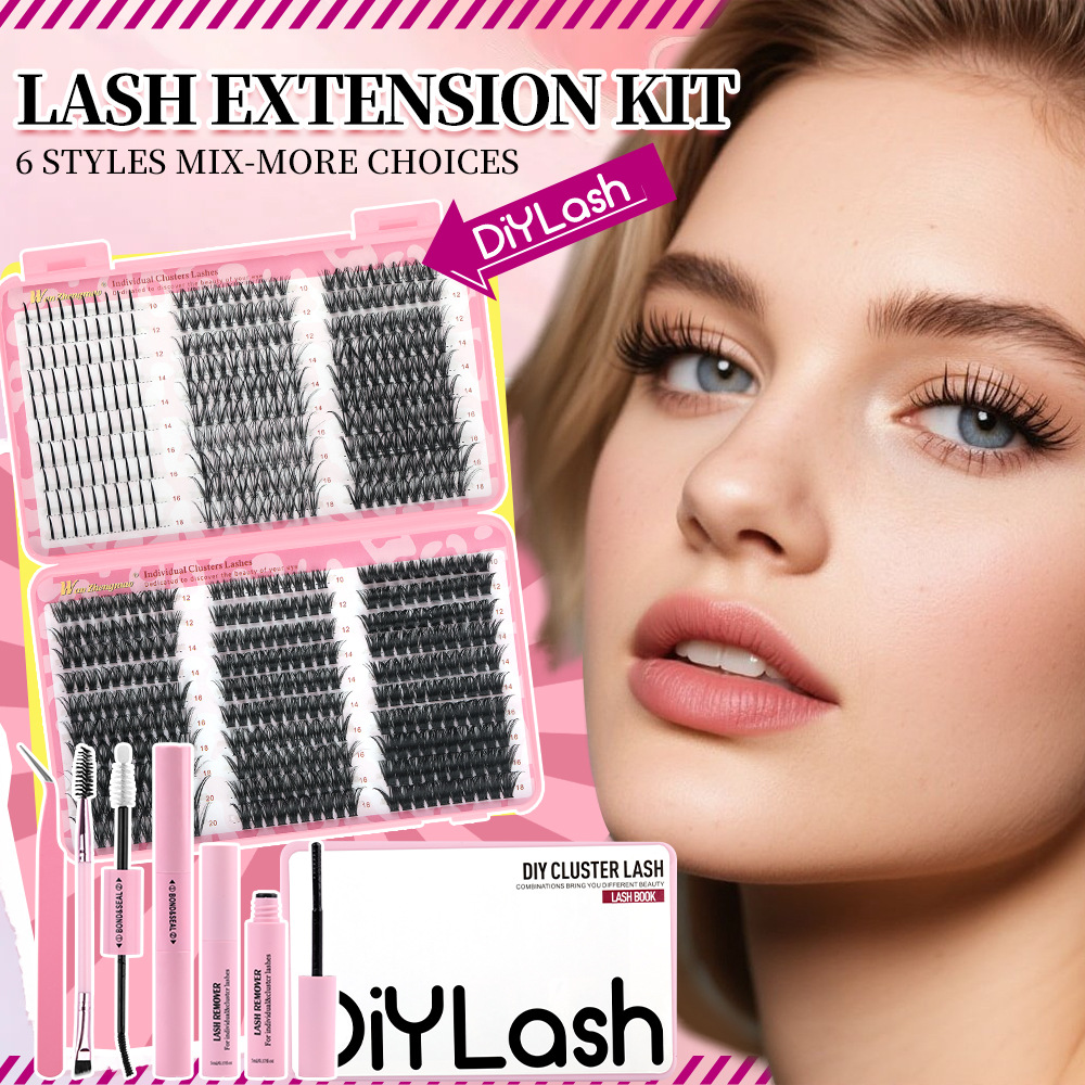 Spiky Lashes Lash Book Point Fairy 40D Europa y América, explosiones rusas DIY segmentos transfronterizos, pestañas falsas