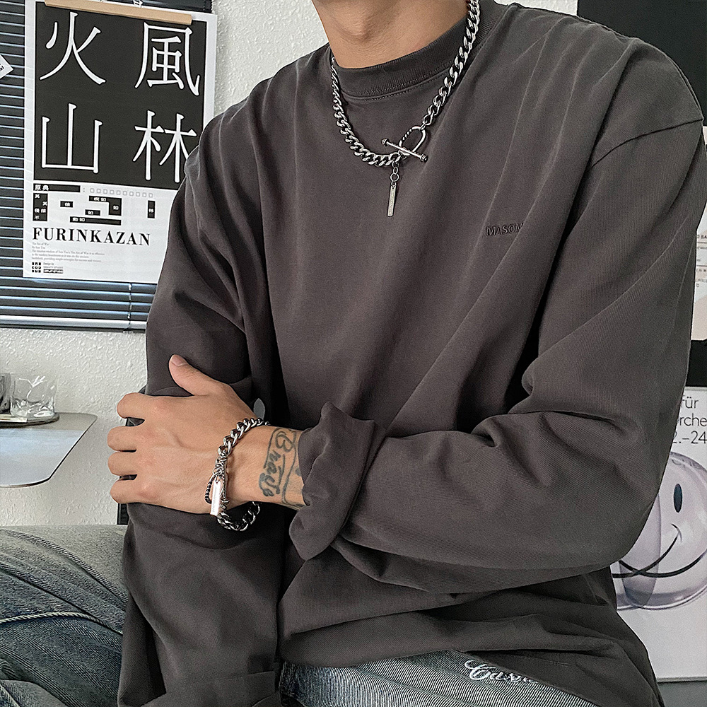 Fashion Geometric Titanium Steel Plating Pendant Necklace 1 Piece