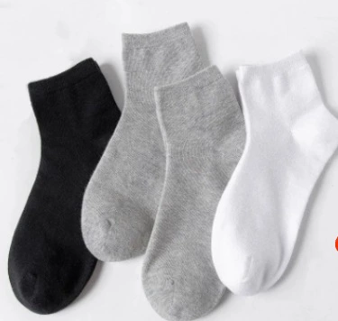 White colored knee socks for men and women, mid-length