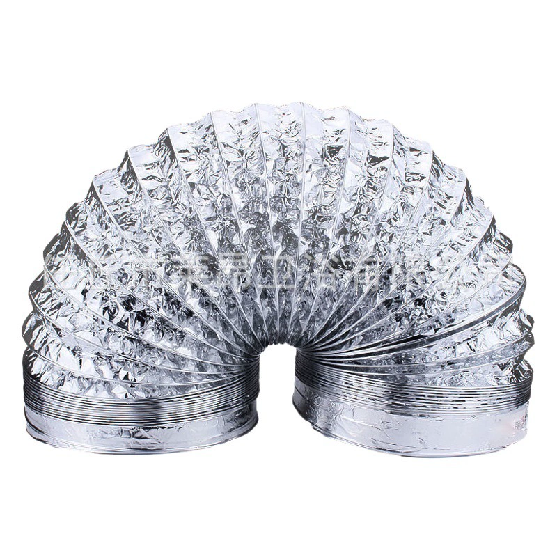 Вытяжка Кухонная дымовая выхлопная труба Вытяжка Алюминиевая фольга Телескопическая Бытовая выхлопная труба Фитинги для защиты от дыма Сокровище