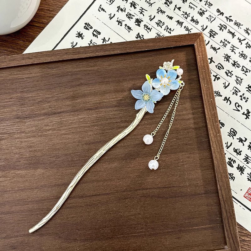 Nuevo estilo chino ropa de cabello estilo antiguo paso agitar ping pin