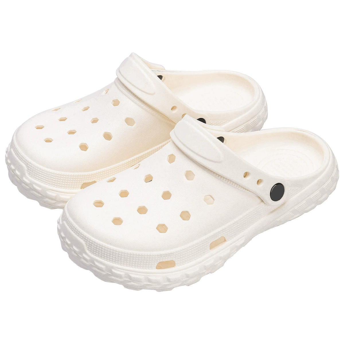 Туфли Crocs с толстой подошвой женские, новый внешний вид 2026 весна-лето EVA увеличенная противоскользящая обувь большого размера пары сандалий и тапочек для мужчин 5